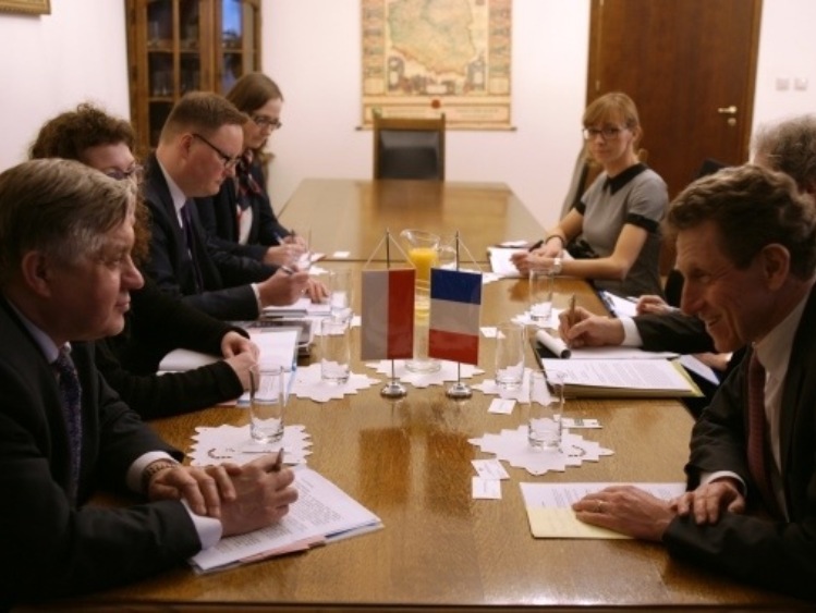 Spotkanie z Ambasadorem Francji